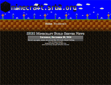 Tablet Screenshot of minecraft.srb2.org